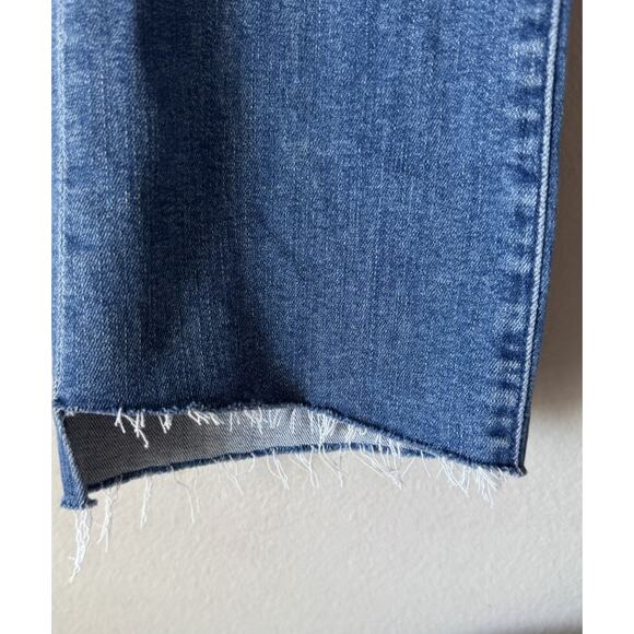 MOTHER The Insider Crop Step Fray Jeans Women’s Size 23 Sorry I'm Staring - Picture 7 of 12
